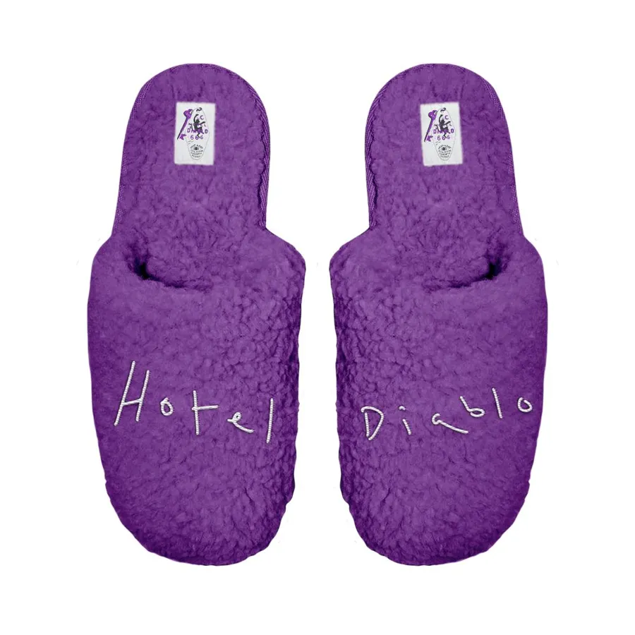 Hotel Diablo anniversary slippers