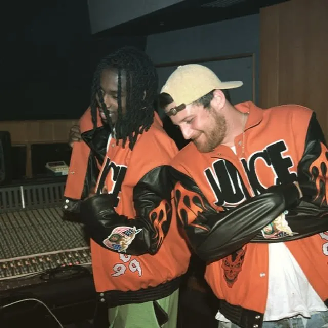 Juice WRLD × Jeff Hamilton jackets in the studio, from @zottoli