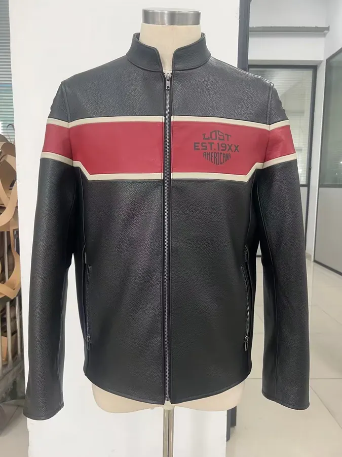 Lost Est. 19XX leather jacket sample