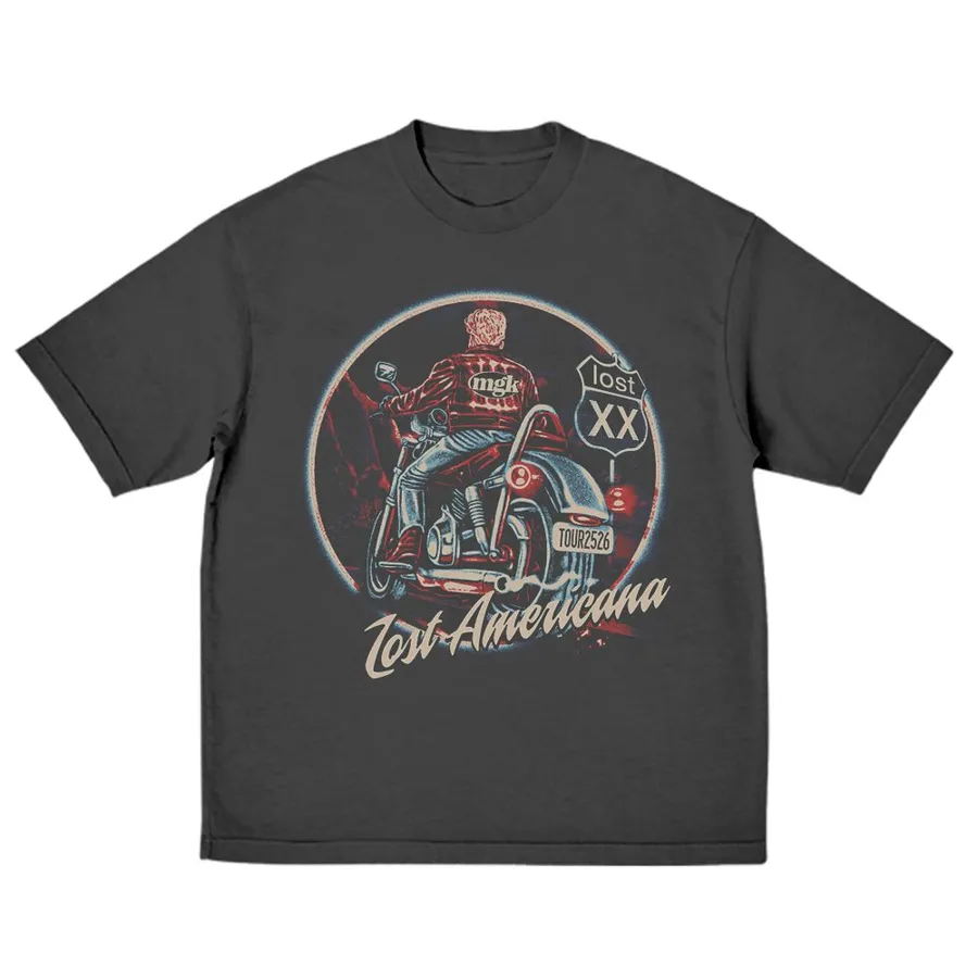 Lost Americana tour motorcycle tee