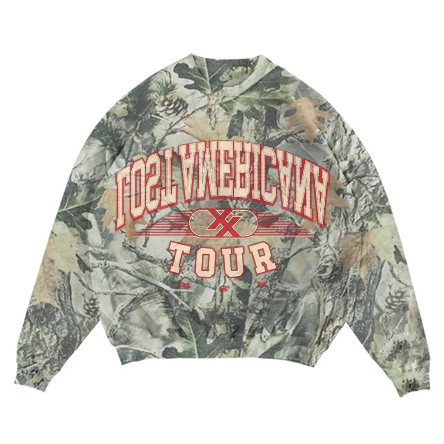 Lost Americana tour collegiate crewneck