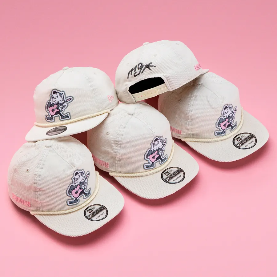 mgk x Cleveland Browns corduroy caps