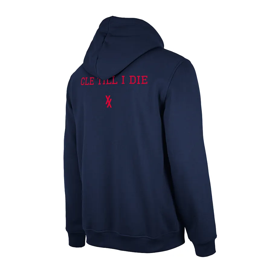 mgk x Cleveland Guardians hoodie, back print: CLE till I die