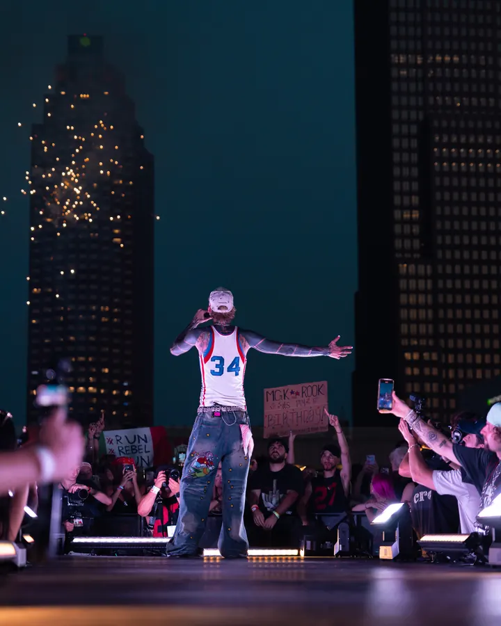 mgk performing at MGK Day 2025 in Cleveland