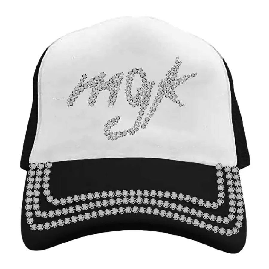 Tickets to My Downfall fifth-anniversary liquid metal trucker hat
