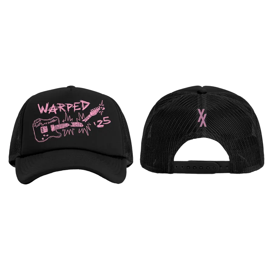 Warped 25 trucker hat